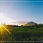 Sunrise over Cagsawa Ruins in Bicol, Philippines – travel photography by Cecilia Villavelez